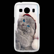 Coque Samsung Galaxy Ace4 Petit chaton de noël 600