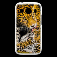 Coque Samsung Galaxy Ace4 Léopard avec son petit 15
