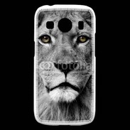 Coque Samsung Galaxy Ace4 Lion les yeux dans les yeux