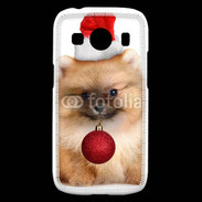 Coque Samsung Galaxy Ace4 Chiot de noël 810