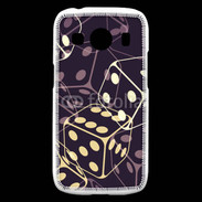 Coque Samsung Galaxy Ace4 Illustration de dés noirs