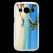 Coque Samsung Galaxy Ace4 Palmier sur la plage tropicale