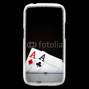 Coque Samsung Galaxy Ace4 Paire d'As au poker 85