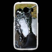 Coque Samsung Galaxy Ace4 Moto chromée