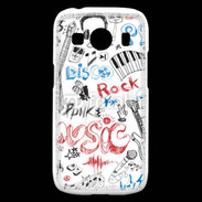 Coque Samsung Galaxy Ace4 Eléments de musique en dessin