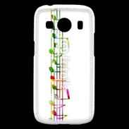 Coque Samsung Galaxy Ace4 Portée de notes en couleur 50