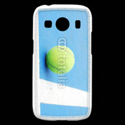 Coque Samsung Galaxy Ace4 Cours de tennis béton bleu