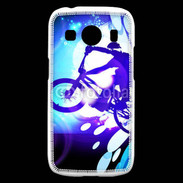 Coque Samsung Galaxy Ace4 Illustration BMX bleu