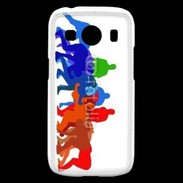 Coque Samsung Galaxy Ace4 Illustration mêlée de rugby