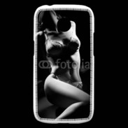 Coque Samsung Galaxy Ace4 Charme noir et blanc