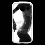 Coque Samsung Galaxy Ace4 Lingerie noir et blanc