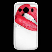 Coque Samsung Galaxy Ace4 bouche sexy rouge à lèvre gloss crayon contour
