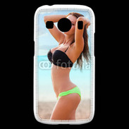 Coque Samsung Galaxy Ace4 Belle femme à la plage 10
