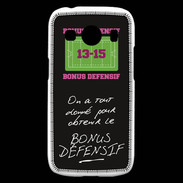 Coque Samsung Galaxy Ace4 Obtenir le Bonus offensif-défensif Noir