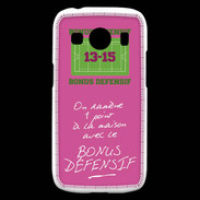 Coque Samsung Galaxy Ace4 1 point bonus offensif-défensif Rose