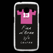 Coque Samsung Galaxy Ace4 3/4 centre D Bonus offensif-défensif Noir