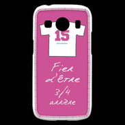 Coque Samsung Galaxy Ace4 3/4 arrière Bonus offensif-défensif Rose
