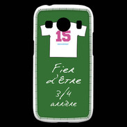 Coque Samsung Galaxy Ace4 3/4 arrière Bonus offensif-défensif Vert