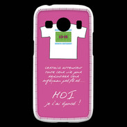 Coque Samsung Galaxy Ace4 Moi je l'ai épousé Bonus offensif-défensif Rose