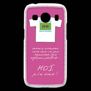 Coque Samsung Galaxy Ace4 Moi je l'ai élevé Bonus offensif-défensif Rose