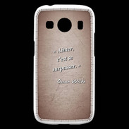 Coque Samsung Galaxy Ace4 Aimer Rouge Citation Oscar Wilde