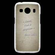 Coque Samsung Galaxy Ace4 Aimer Sepia Citation Oscar Wilde