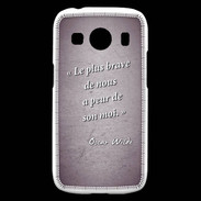 Coque Samsung Galaxy Ace4 Brave Violet Citation Oscar Wilde