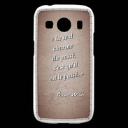 Coque Samsung Galaxy Ace4 Charme passé Rouge Citation Oscar Wilde