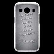 Coque Samsung Galaxy Ace4 Femmes comprises Noir Citation Oscar Wilde
