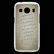 Coque Samsung Galaxy Ace4 Saint pêcheur Sepia Citation Oscar Wilde