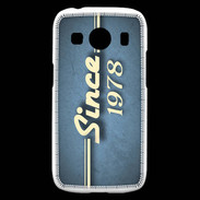 Coque Samsung Galaxy Ace4 Since 1978 Bleu