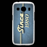 Coque Samsung Galaxy Ace4 Since 1980 Bleu
