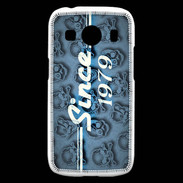 Coque Samsung Galaxy Ace4 Since crane bleu 1979