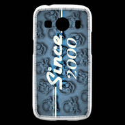 Coque Samsung Galaxy Ace4 Since crane bleu 2000