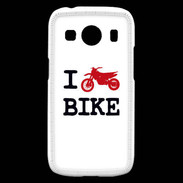 Coque Samsung Galaxy Ace4 I love bike