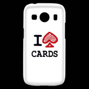 Coque Samsung Galaxy Ace4 I love Cards spade