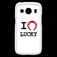 Coque Samsung Galaxy Ace4 I love Lucky