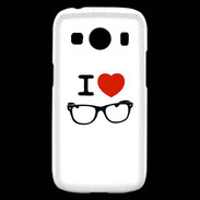 Coque Samsung Galaxy Ace4 I love Lunette 