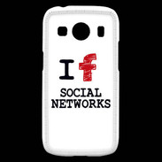 Coque Samsung Galaxy Ace4 I love Social Net