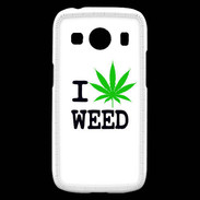 Coque Samsung Galaxy Ace4 I love Weed