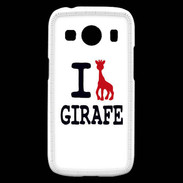Coque Samsung Galaxy Ace4 I love Girafe