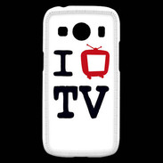 Coque Samsung Galaxy Ace4 I love TV