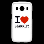 Coque Samsung Galaxy Ace4 I love Biarritz
