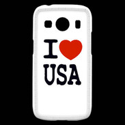Coque Samsung Galaxy Ace4 I love USA
