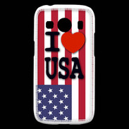 Coque Samsung Galaxy Ace4 I love USA 3