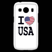 Coque Samsung Galaxy Ace4 I love USA 2
