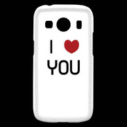 Coque Samsung Galaxy Ace4 I love you