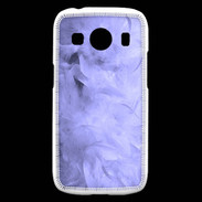 Coque Samsung Galaxy Ace4 Effet de plumes bleues PR