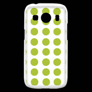 Coque Samsung Galaxy Ace4 pois vert clair
