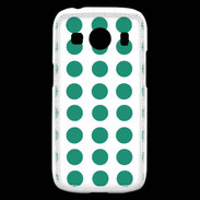 Coque Samsung Galaxy Ace4 pois vert d'eau